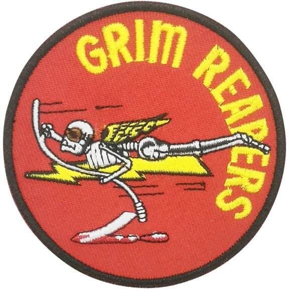 Aeroplane Apparel Company VFA-101 Grim Reapers Embroidered Iron-On Patch