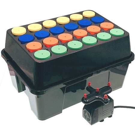 Aeroponic Cloner Machine 24 Site for Cuttings Rooting Using 2 inch Neoprene Inserts or 2 inch Clone Collars