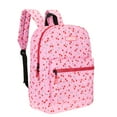 thumbnail image 1 of Aeropostale  Backpack for School, College, and Travel， Water Resistant Bookbag Hot Pink Cherry, 1 of 5