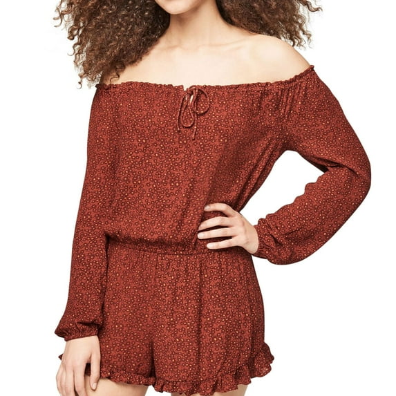 Aeropostale Juniors Floral Romper Jumpsuit