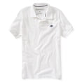 thumbnail image 1 of Aeropostale Men's Solid Uniform Logo Rugby Polo Shirt, 1 of 1