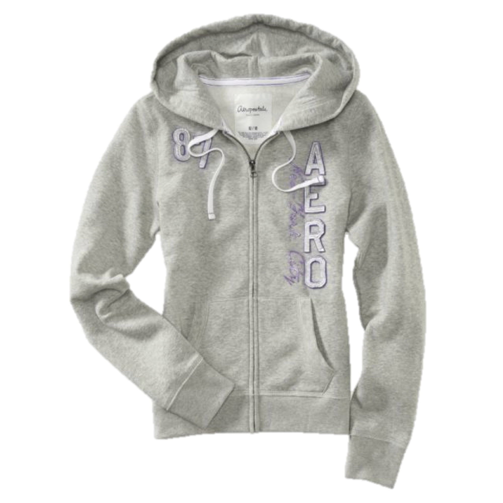 Aeropostale Women's Full Zip Hoodie Aero 87 - Walmart.com