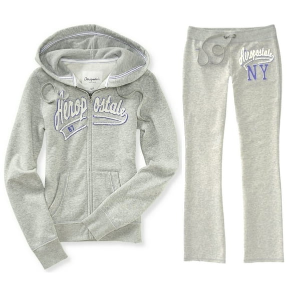 Aeropostale Women's Hoodie and Sweat Pants Set Script Logo