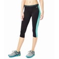 thumbnail image 1 of Aeropostale Womens Active Crop Athletic Track Pants, Green, Juniors, Small, 1 of 3
