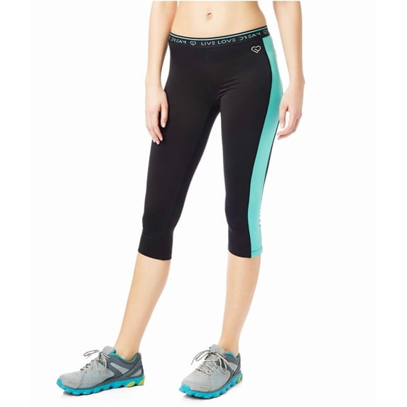 Aeropostale Womens Active Crop Athletic Track Pants, Green, Juniors, X-Small