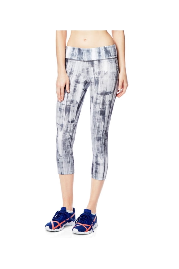 Aeropostale Womens Active Crop Athletic Track Pants, Grey, Juniors, X-Small