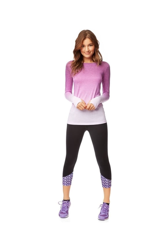 Aeropostale Womens Active Crop Legging Athletic Track Pants, Black, Juniors, X-Small