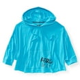 thumbnail image 1 of Aeropostale Womens Animal Hooded Hoodie Sweatshirt, Blue, Juniors, Medium, 1 of 1