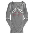 thumbnail image 1 of Aeropostale Womens Athletics Thermal Henley Shirt, 1 of 1