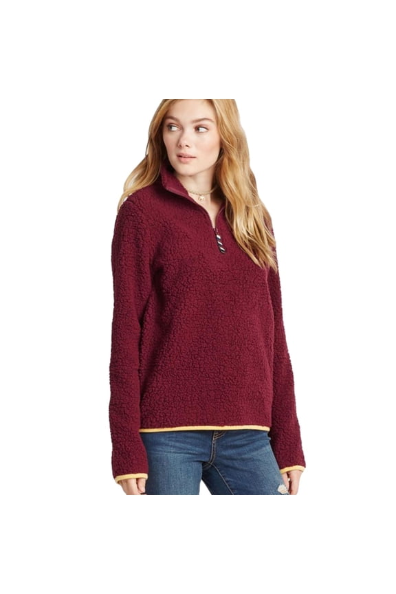 Aeropostale Womens Bear Fleece Jacket, Purple, Juniors, X-Large