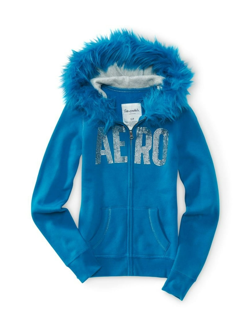 Sweat-shirt à Capuche Aeropostale Doublé Fourrure - Taille S (Juniors) - Occasion Très Bon état