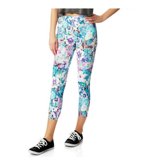 Aeropostale Womens Bree Floral High-Rise Jeggings, Multicoloured, Juniors, Medium