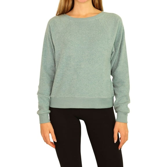 Aeropostale Womens Brushed Pajama Sweater, Blue, Juniors, X-Small