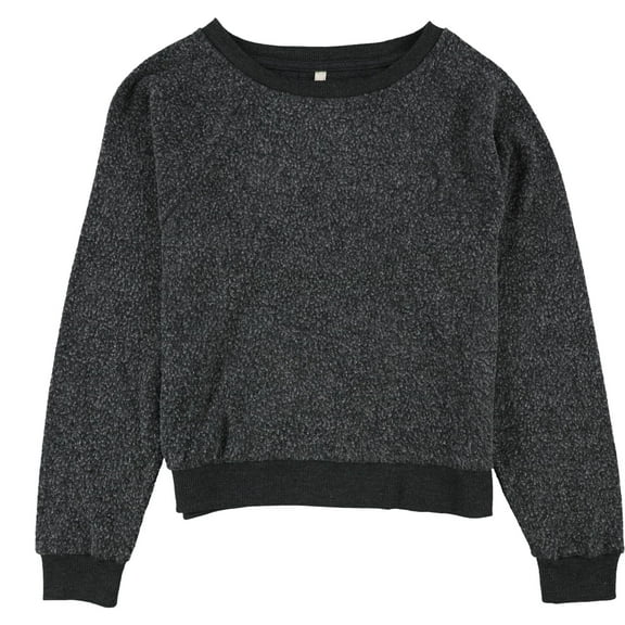 Aeropostale Womens Brushed Pajama Sweater, Grey, Juniors, Medium