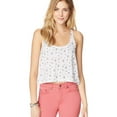 thumbnail image 1 of Aeropostale Womens Bug Twist-Back Tank Top, White, Juniors, Medium, 1 of 3
