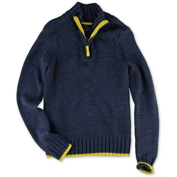 Aeropostale Womens Cable Knit Sweater, Blue, Juniors, Small