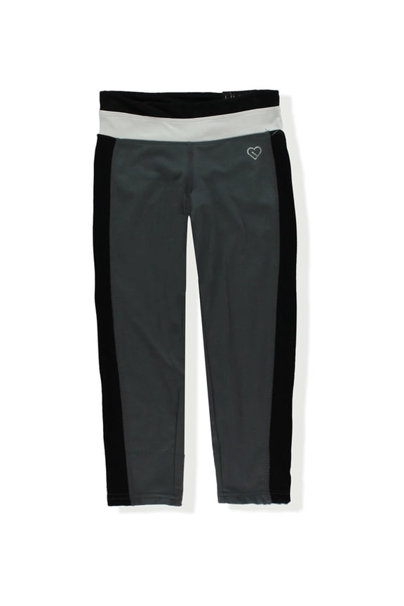 Aeropostale Womens Capri Yoga Pants, Grey, Juniors, X-Small