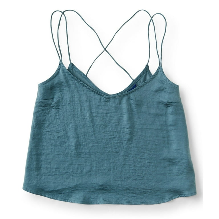 Aeropostale Womens Charseuse Cami Tank Top, Green, Large