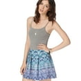 thumbnail image 1 of Aeropostale Womens Chevron Drizzle Pleat Mini Skirt, Purple, Juniors, X-Large, 1 of 3