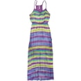 thumbnail image 1 of Aeropostale Womens Chiffon Maxi Dress, Multicoloured, Juniors, Small, 1 of 1