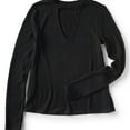 thumbnail image 1 of Aeropostale Womens Choker Pullover Blouse, Black, Juniors, Small, 1 of 2