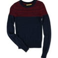 thumbnail image 1 of Aeropostale Womens Colorblock Knit Sweater, Blue, Juniors, X-Small, 1 of 1
