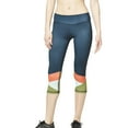 thumbnail image 1 of Aeropostale Womens Contrast Capri Casual Leggings, Blue, Juniors, Medium, 1 of 1