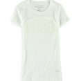 thumbnail image 1 of Aeropostale Womens Crochet Logo Embellished T-Shirt, White, X-Small, 1 of 1