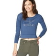 thumbnail image 1 of Aeropostale Womens Crop Pullover Sweater, Blue, Juniors, X-Large, 1 of 2