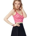 thumbnail image 1 of Aeropostale Womens Cropped Cami Tank Top, Pink, Juniors, Medium, 1 of 3