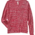 thumbnail image 1 of Aeropostale Womens Dolman V-Neck Pullover Sweater, Red, Juniors, Large, 1 of 1