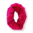 thumbnail image 1 of Aeropostale Womens Faux Fur Infinity Scarf Wrap, Purple, Short (under 57 in.), 1 of 1