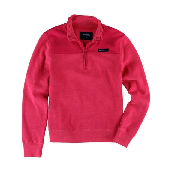 Aeropostale Womens Fleece 1/4 Sweatshirt, Pink, Juniors, Large