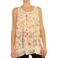 thumbnail image 1 of Aeropostale Womens Floral Lace Tank Top, 1 of 1