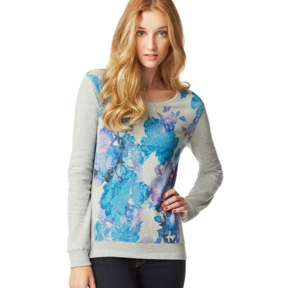 Aeropostale Womens Floral Ls Sweatshirt