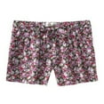 thumbnail image 1 of Aeropostale Womens Floral Print Waistie Casual Mini Shorts, Green, Juniors, Small, 1 of 2