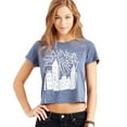 thumbnail image 1 of Aeropostale Womens Friday Boxy Graphic T-Shirt, Blue, Juniors, X-Large, 1 of 2