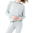 thumbnail image 1 of Aeropostale Womens Fuzzy Sweatshirt, Grey, Juniors, X-Small, 1 of 2