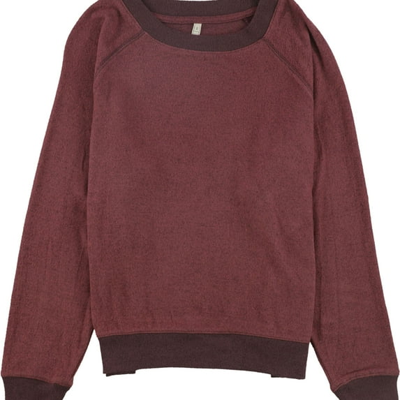Aeropostale Womens Fuzzy Sweatshirt, Red, Juniors, X-Small