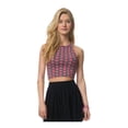 thumbnail image 1 of Aeropostale Womens Heart Crop Halter Top Shirt, 1 of 3