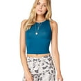 thumbnail image 1 of Aeropostale Womens High-Neck Tank Top, Blue, Juniors, Large, 1 of 2