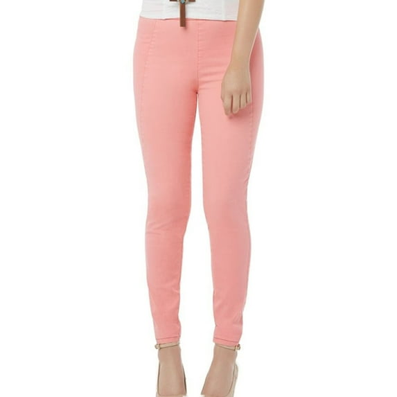 Aeropostale Womens High Waist Jeggings, Orange, Juniors, Medium