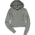 thumbnail image 1 of Aeropostale Womens Hooded Pajama Sleep T-shirt, Grey, Juniors, Small, 1 of 1