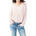 thumbnail image 1 of Aeropostale Womens Incredibly Soft LS Thermal Sweater, Pink, Juniors, X-Large, 1 of 2