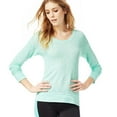 thumbnail image 1 of Aeropostale Womens Knit Hi-Lo Pullover Sweater, Green, Juniors, Medium, 1 of 3