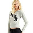 thumbnail image 1 of Aeropostale Womens LOVE Sweatshirt, Grey, Juniors, X-Large, 1 of 2