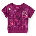 thumbnail image 1 of Aeropostale Womens Live Love Dream Pajama Sleep T-shirt, Purple, Juniors, X-Small, 1 of 2