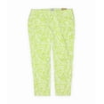 thumbnail image 1 of Aeropostale Womens Lola Cropped Floral Skinny Fit Jeans, Green, Juniors, 13/14, 1 of 2