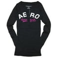 thumbnail image 1 of Aeropostale Womens Long Sleeve Henley Shirt, 1 of 2