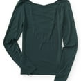 thumbnail image 1 of Aeropostale Womens Long Sleeve Pullover Blouse, Green, Juniors, Medium, 1 of 2